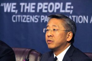US diplomat Donald Lu refuses to comment on the letter controversy.