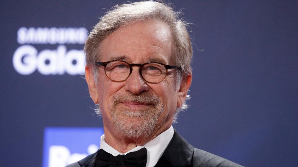 Steven Spielberg walks the red carpet as he arrives to receive a lifetime-achievement prize, at the David Donatello awards ceremony in Rome Wednesday, March 21, 2018.