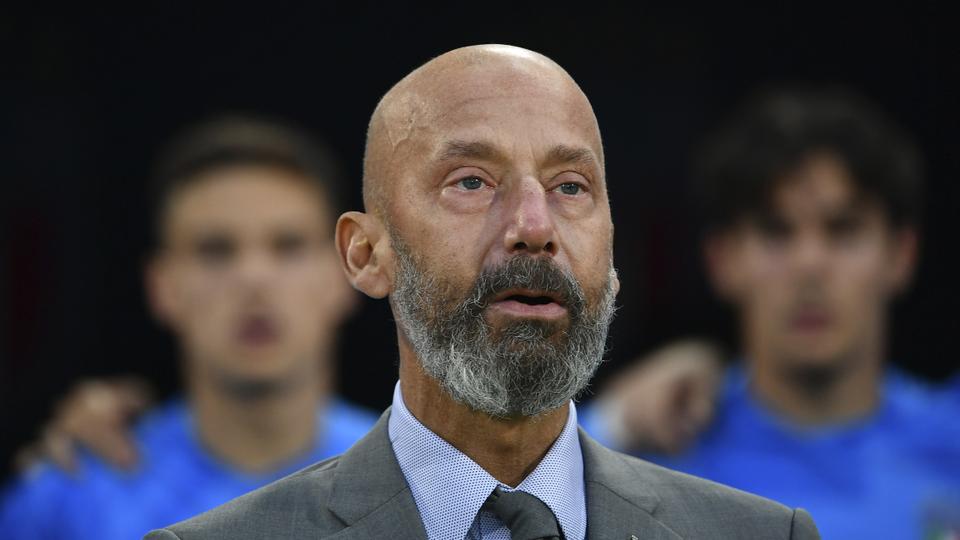 Vialli played for Italy’s national team from 1985-1992, making 59 appearances and scoring 16 goals.