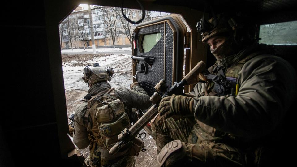 Ukraine's forces hold defence along the frontline in Donetsk, including the besieged town of Bakhmut.
