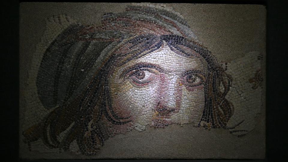 Star of the famed Zeugma museum, the Gypsy Girl mosaic, survived the earthquakes virtually without any damage.