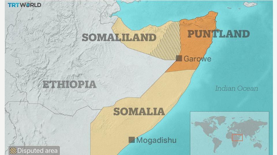 Somaliland broke away from Somalia in 1991 as the country collapsed into warlord-led conflict. Puntland leaders declared the territory an autonomous state in 1998. (TRT World)