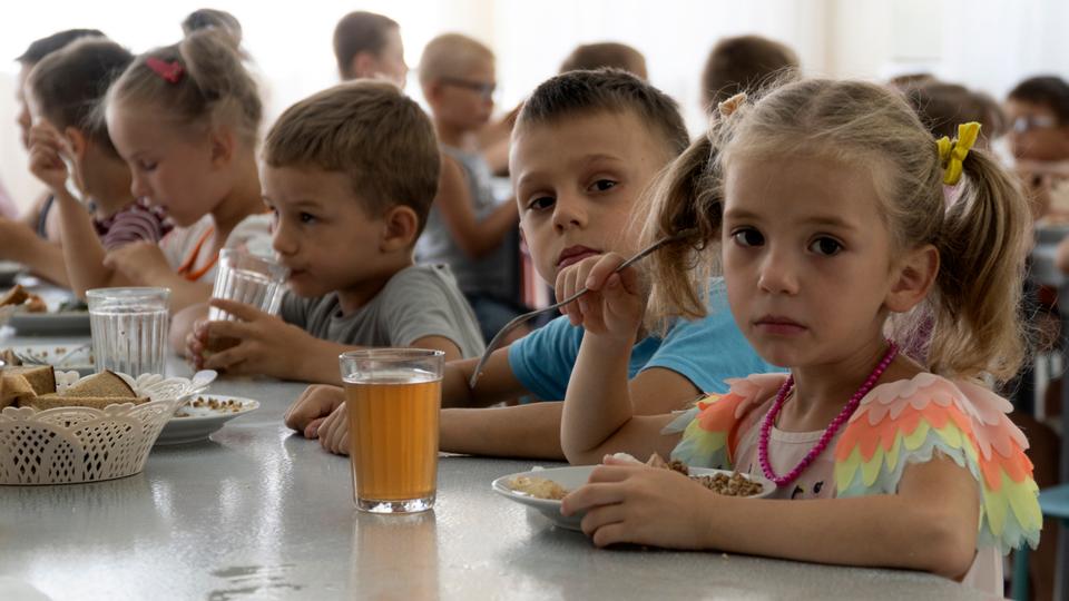 The report says 100 institutions that had housed over 32,000 children before 2022 are now in territories under Russian control.
