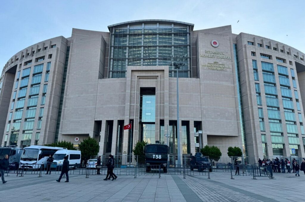 A view of Çağlayan courthouse where the Chief Prosecutor's Office is located, Istanbul, Türkiye, Feb. 7, 2024. (AA Photo)