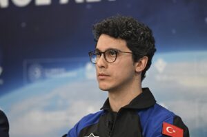 Tuva Cihangir Atasever is set to become Türkiye's second astronaut with an upcoming flight to the edge of space, Ankara, Türkiye, May 7, 2024. (AA Photo)