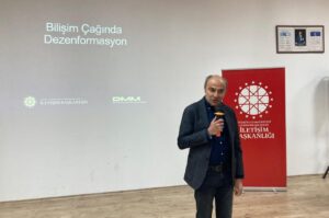 Idris Kardaş, coordinator of the Presidency's Directorate of Communications' Center for Countering Disinformation, Konya, Türkiye, May 13, 2024. (AA Photo)