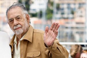 The U.S. director Francis Ford Coppola waves during a photocall for the film "Megalopolis" at the 77th edition of the Cannes Film Festival, Cannes, southern France, May 17, 2024. (AFP Photo)