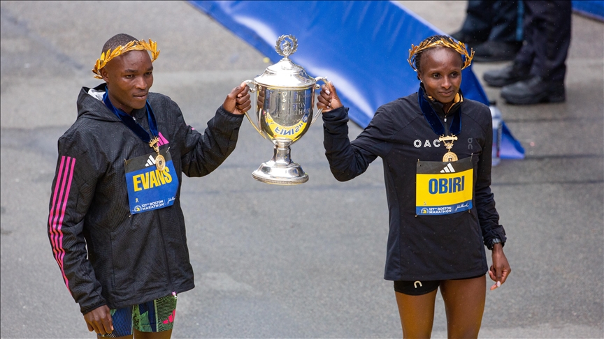 Kenyan athletes win Boston Marathon in men's, women's