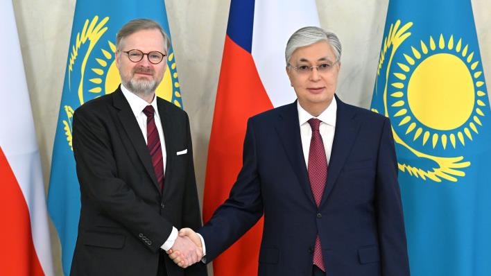 Kazakh president, Czech premier discuss expanding trade, economic cooperation