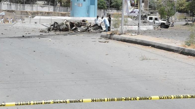1 killed, 8 mostly journalists injured in bomb blast in northern Afghanistan
