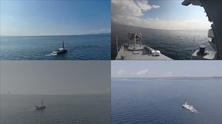 Turkish unmanned vessel test-fires with Kuzgun missile