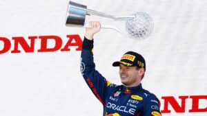 Verstappen has won 12 of 18 races in 2022 and thanked his team for an
