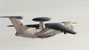According to news media close to the opposition, the target was a Russian A-50 surveillance plane.
